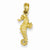 14k Gold Sea Horse pendant, Pretty Pendants for Necklace