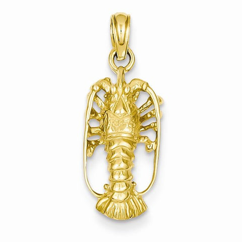 14k Gold Lobster pendant, Appealing Pendants for Necklace