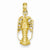 14k Gold Lobster pendant, Appealing Pendants for Necklace
