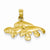 14k Gold Triple Manatee Pendant, Pendants for Necklace