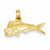 14k Gold Mahi Mahi Fish Pendant, Pendants for Necklace