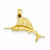 14k Gold Sailfish pendant, Alluring Pendants for Necklace