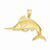 14k Gold Marlin Pendant, Pendants for Necklace