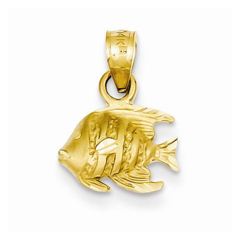 14k Gold Fish pendant, Appealing Pendants for Necklace