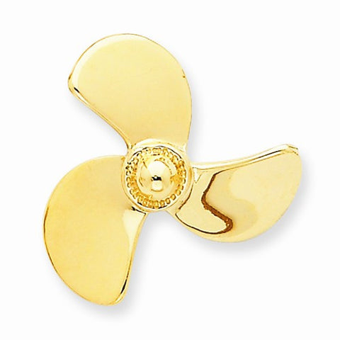 14k Gold Propeller pendant, Lovely Pendants for Necklace