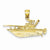 14k Gold Fishing Boat Pendant, Pendants for Necklace