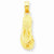 14k Gold Flip Flop pendant, Beautiful Pendants for Necklace
