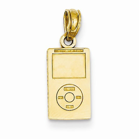 14k Gold IPOD Music Player Pendant, Pendants for Necklace