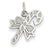 14k White Gold Candy Cane Charm hide-image