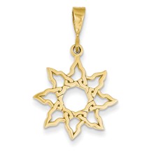 14k Gold Sun Charm hide-image