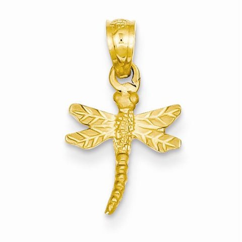 14k Gold Dragonfly pendant, Beautiful Pendants for Necklace