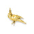 Parrot Charm in 14k Yellow Gold