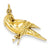 14k Yellow Gold Parrot Charm hide-image