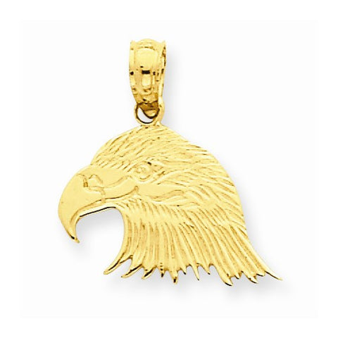 14k Gold Eagle Head pendant, Exquisite Pendants for Necklace