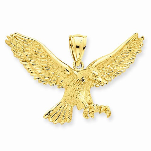 14k Gold Eagle pendant, Pretty Pendants for Necklace