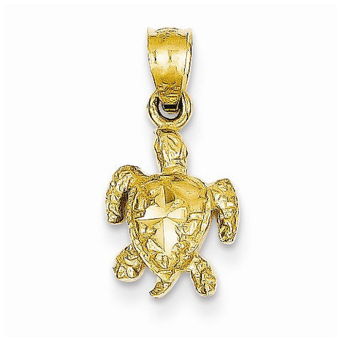 14k Gold Turtle pendant, Stylish Pendants for Necklace