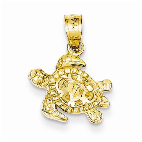 14k Gold Turtle pendant, Classy Pendants for Necklace
