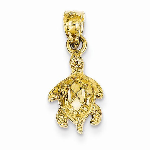 14k Gold Turtle pendant, Alluring Pendants for Necklace