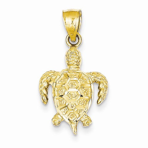 14k Gold Turtle pendant, Appealing Pendants for Necklace