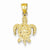 14k Gold Turtle pendant, Appealing Pendants for Necklace