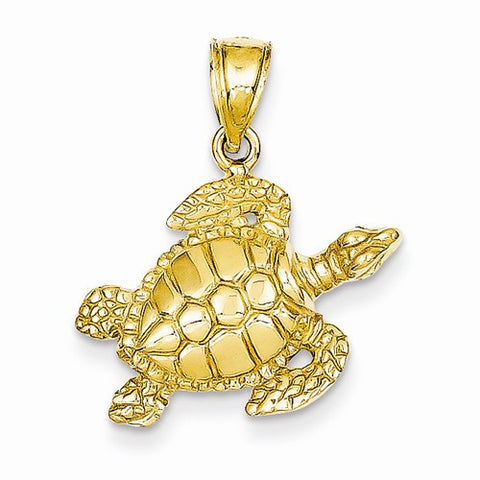 14k Gold Sea Turtle pendant, Delightful Pendants for Necklace