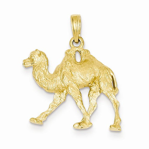 14k Gold Camel Pendant, Pendants for Necklace
