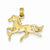 14k Gold Horse Pendant, Appealing Pendants for Necklace