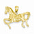 14k Gold Horse pendant, Adorable Pendants for Necklace