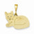 14k Gold Russian Blue Pendant, Pendants for Necklace