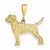 14k Gold Dalmation Pendant, Pendants for Necklace