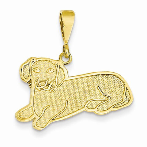 14k Gold Dachshund Pendant, Pendants for Necklace