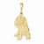 14k Gold Beagle Pendant, Pendants for Necklace