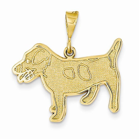 14k Gold Jack Russell Terrier Dog Pendant, Pendants for Necklace