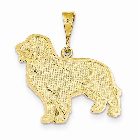 14k Gold Golden Retriever Pendant, Pendants for Necklace
