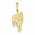 14k Gold Alaskin Malamute Pendant, Pendants for Necklace