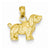 14k Gold Cocker Spaniel Dog Pendant, Pendants for Necklace