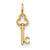 14k Gold C Key Charm hide-image