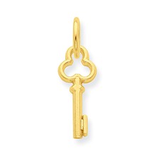14k Gold I Key Charm hide-image