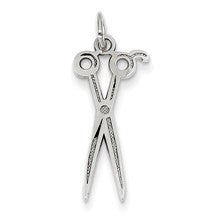 14k White Gold Scissors Charm hide-image