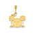 Drum Set Charm in 14k Gold