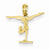 14k Gold Gymnastics Pendant, Pendants for Necklace