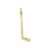 Goalie Stick Charm in 14k Gold