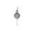 Golf Ball Charm in 14k White Gold