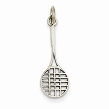 14k White Gold Racquet Charm hide-image