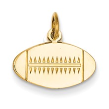 14k Gold Football Charm hide-image