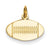 14k Gold Football Charm hide-image