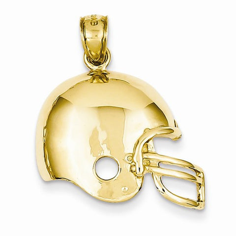 14k Gold Football Helmet pendant, Beautiful Pendants for Necklace