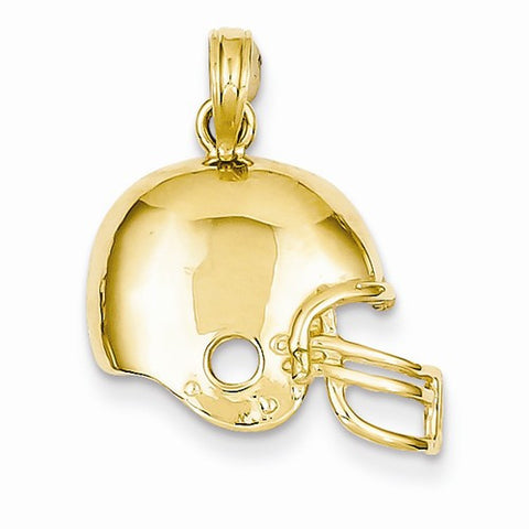 14k Gold Football Helmet pendant, Delightful Pendants for Necklace