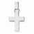 14k White Gold Modern Cross Pendant, Pendants for Necklace