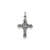 Cross Charm in 14k White Gold